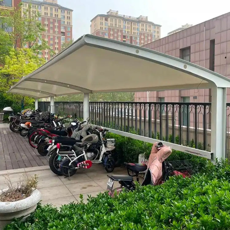 波密县膜结构电动车棚